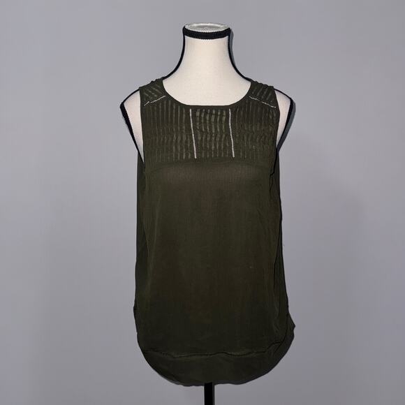 Banana republic green blouse women’s size small - Picture 4 of 8